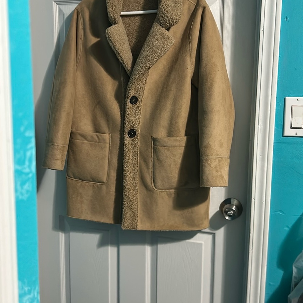 Zara Girls Beige Coat